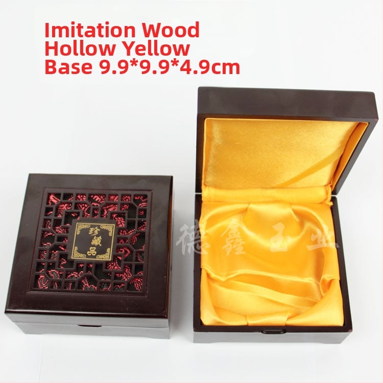 Kutija za nakit za poklon s izrezbarenim šupljim dizajnom i pliš unutrašnjošću; Složeni materijali, kutija za pakiranje – Jin Dexin, Kina