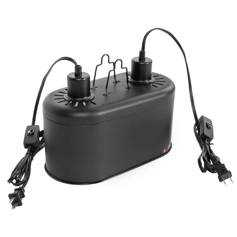 Wacool Lampa za reptile UVB/UVA s dvostrukim sjenilom, keramičko grijanje, 150W, 0,88 kg