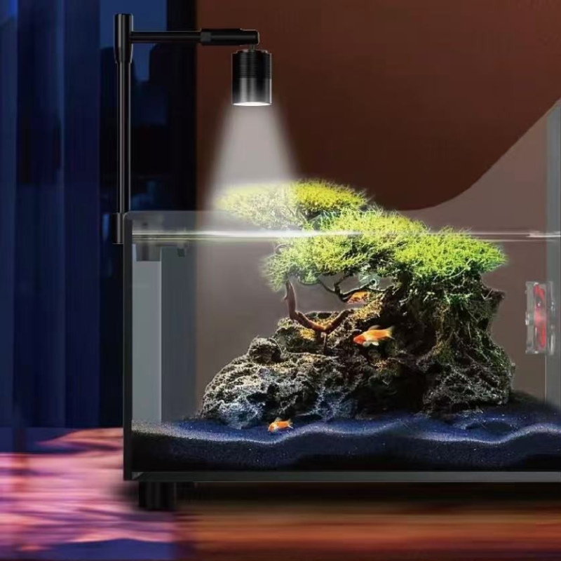 USB LED svjetlo za akvarij, 3W, aluminij i željezo, mini reflektor za male akvarije