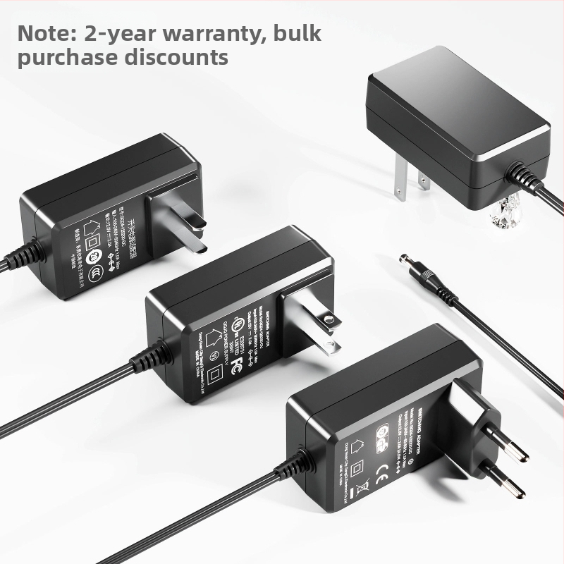 Napájací adaptér 12V 3A, UL certifikovaný, US štandard, séria GQ36-120300-AU, DC konektor 5.5×2.1mm, určený pre IT zariadenia, monitorovanie, LED reklama a audio zariadenia