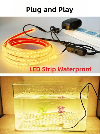 Nepropusna LED svjetlosna traka za vanjsku upotrebu u akvarijima i ribnjacima - Višestruko podešavanje jačine svjetla, Šifra proizvoda 684574660689
