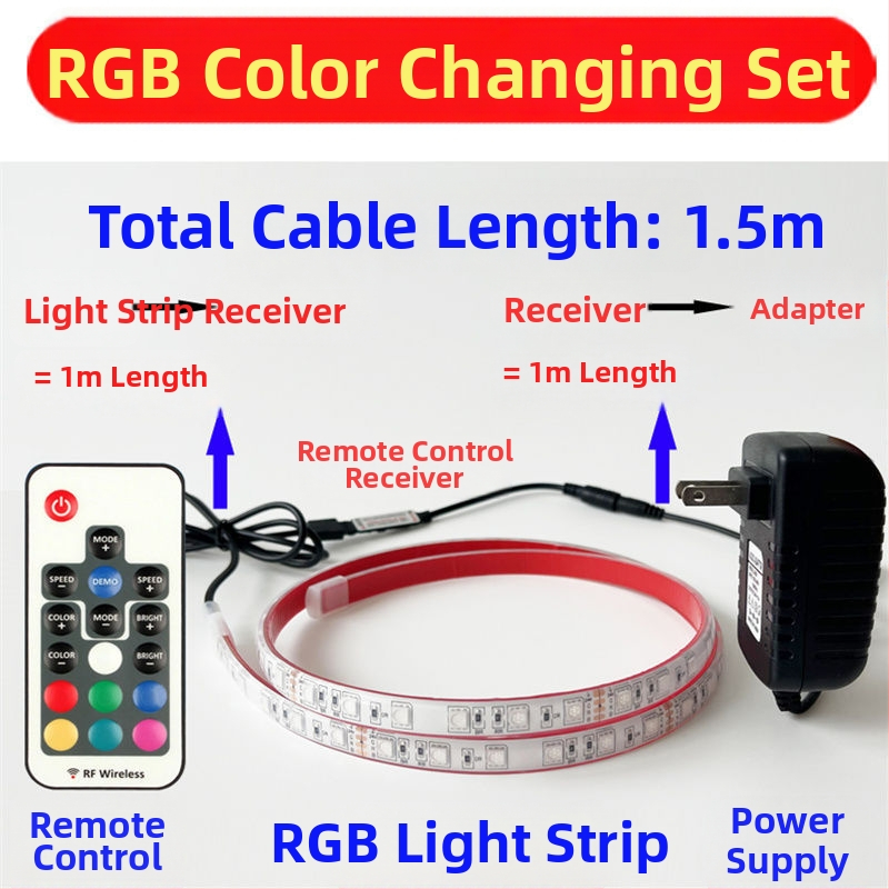 Nepropusna LED svjetlosna traka za vanjsku upotrebu u akvarijima i ribnjacima - Višestruko podešavanje jačine svjetla, Šifra proizvoda 684574660689