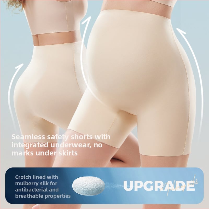 Trudničke legice od prozračne najlonske smjese, visoki pojas, zaštita od izlaganja, ljetna udobnost