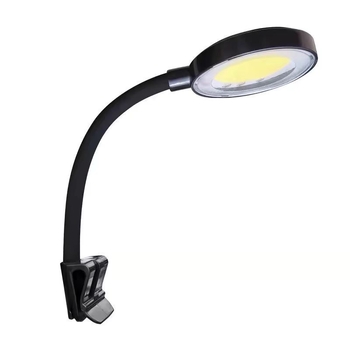 Klip lampica za akvarij Betta s punim spektrom rasvjete, COB LED, USB napajanje, 5 W, PVC kućište