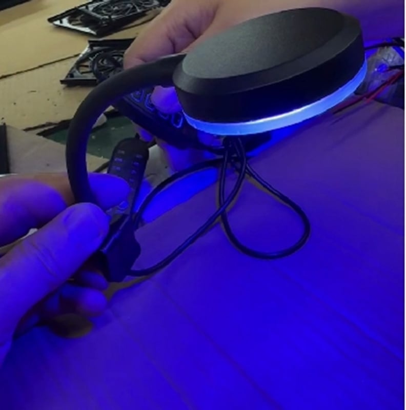 Klip lampica za akvarij Betta s punim spektrom rasvjete, COB LED, USB napajanje, 5 W, PVC kućište