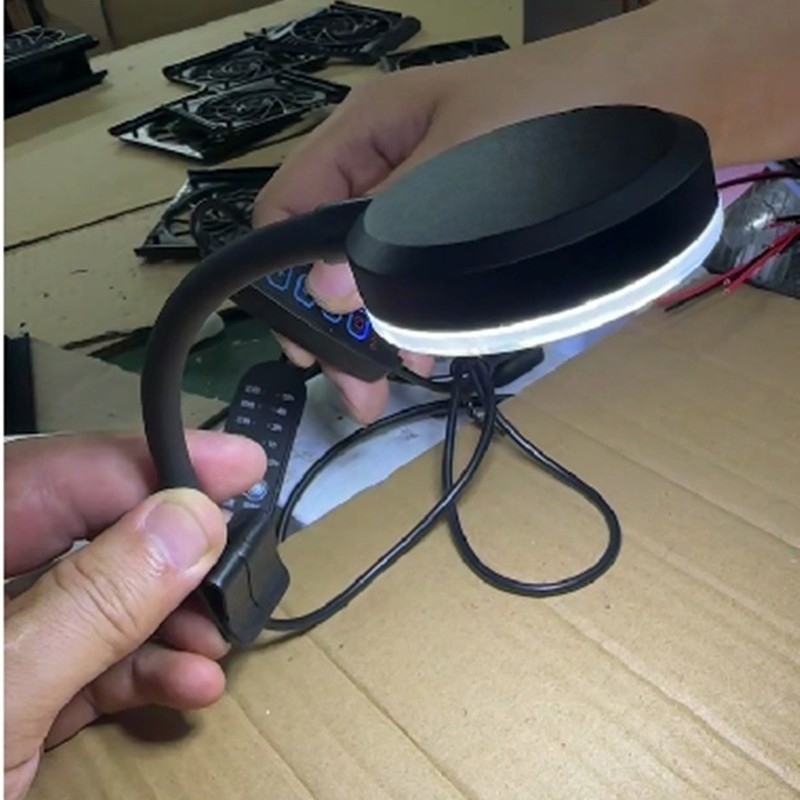 Klip lampica za akvarij Betta s punim spektrom rasvjete, COB LED, USB napajanje, 5 W, PVC kućište