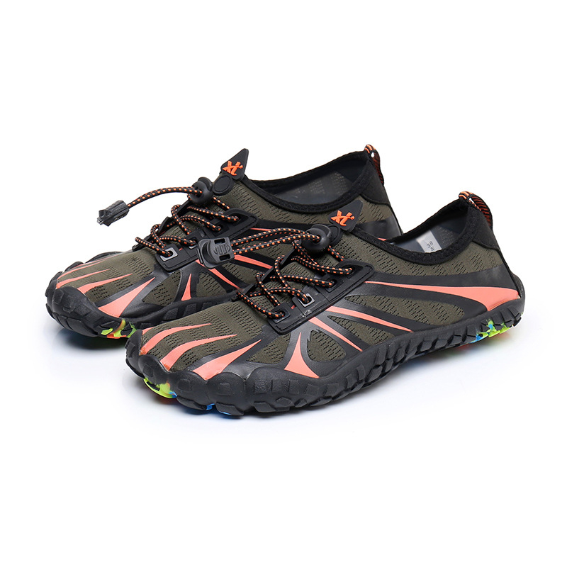Unisex obuće za rijeku za odrasle – protuklizne, srednje visine, gornji dio mrežasti, potplat od prirodne gume, plaža, trčanje i fitness
