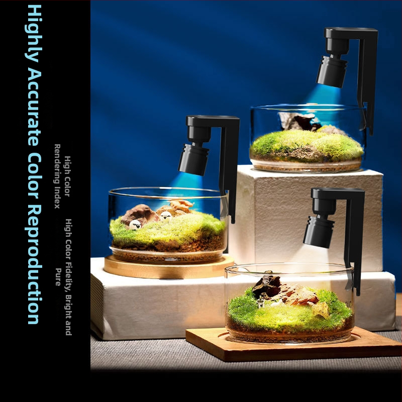 LED klip svjetlo za akvarij, rotirajuće, 2W, plastično