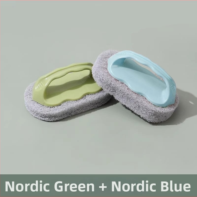 Дълга дръжка: Четка за почистване на мивка и баня с четка за плочки, пластмасова