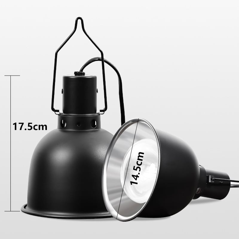 Lampa za terarij reptila sa staklenom usisnom pločom i stalkom, 4W aluminijska legura, potpuno spektrum UVA UVB, Model 05