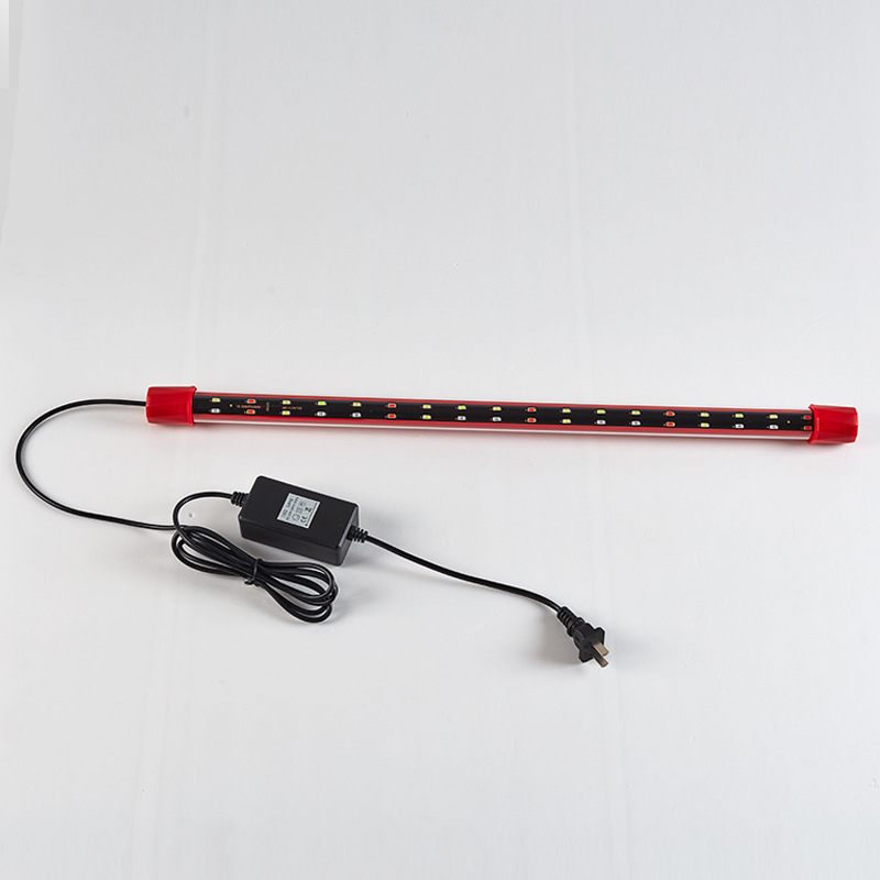 T8 LED vodootporna podvodna svjetiljka za akvarij Dragon Fish – mijenja boje, puni spektar, PVC, 55W, Model T8QL-30LED