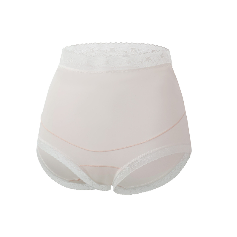 Trudničko donje rublje s visokim strukom i podrškom za stomak, Ice Silk tkanina (najlon + spandeks), pamučna podstava, ribana pletenina