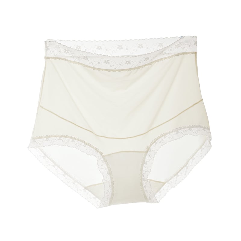 Trudničko donje rublje s visokim strukom i podrškom za stomak, Ice Silk tkanina (najlon + spandeks), pamučna podstava, ribana pletenina