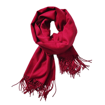 Шал от имитационен кашмир, warp-knitted, топъл за зимата, минималистичен стил