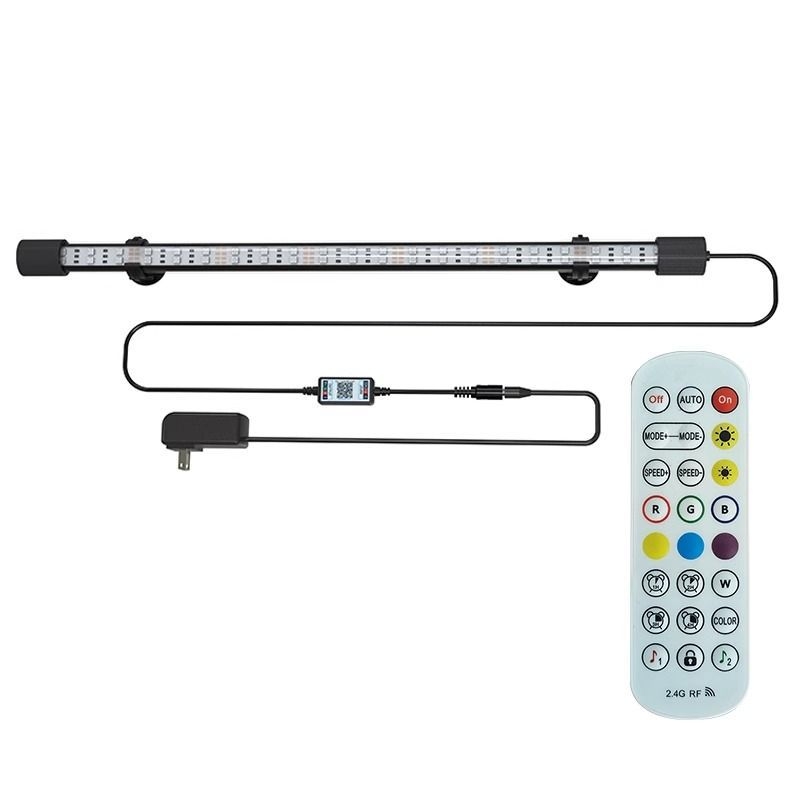 Pametna LED svjetiljka za akvarij, vodootporna i potopna, upravljanje putem aplikacije, cijeli spektar