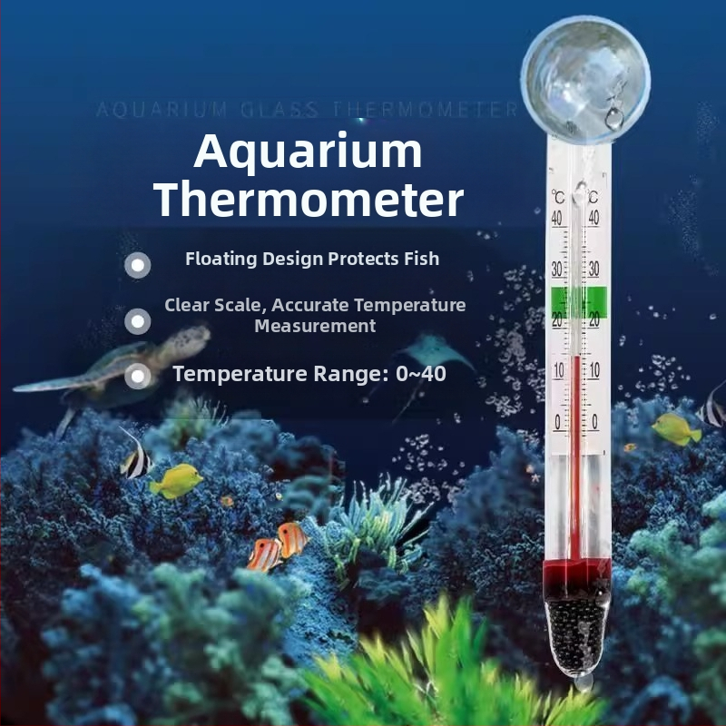 Plutajući termometar za akvarij — opća funkcija; Materijal: Drugi; Uvoz: Ne; Privatne marke: Ne; Kategorija: Termometar