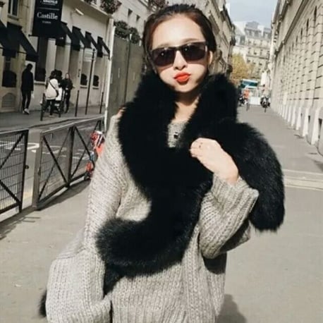 Pamukani jacquard šal, unisex, zima i jesen, jednofarbni uzorak, dvodijelni set šala i kape