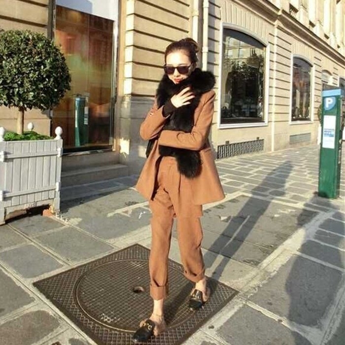 Pamukani jacquard šal, unisex, zima i jesen, jednofarbni uzorak, dvodijelni set šala i kape