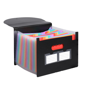 Yurui PP κάθετος φάκελος αρχείων με 25 θήκες и σφράγιση σε τρεις πλευρές, δυνατότητα εκτύπωσης λογότυπου