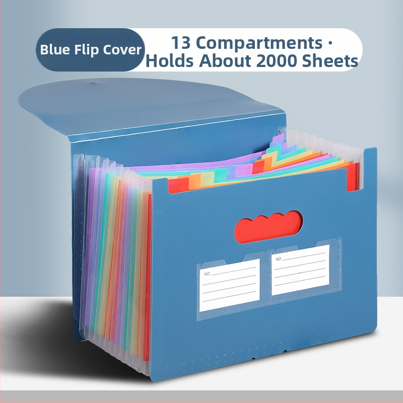 Yurui PP stojaci trojstranný uzavierací priečinok s 25 priehradkami, možnosť tlače loga