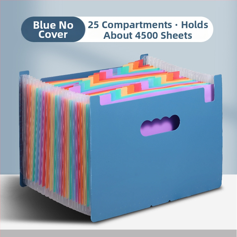 Yurui PP stojaci trojstranný uzavierací priečinok s 25 priehradkami, možnosť tlače loga