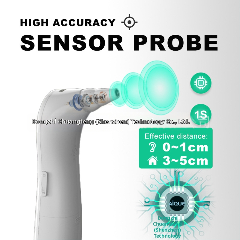 Infracrveni beskontaktni termometar za čelo i objekt, ručni dvostruko namjenski digitalni termometar, mjerenje <1 s, raspon 32.0–42.9°C, USB punjenje