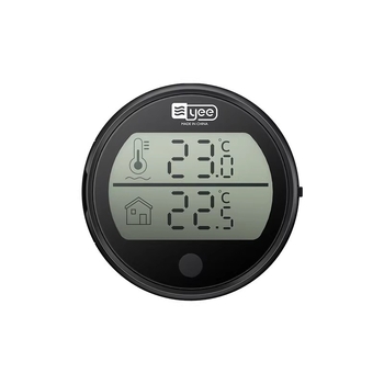 Термометър за аквариум: високопрецизен електронен зонд, външен лепящ сензор (ABS материал; модел C1-1131; функция: измерване на температура)