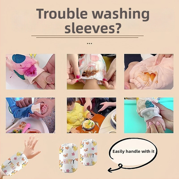 Dječji jednokratni zaštitni rukavi – unisex, otporni na mrlje, crtani stil – izlazak u jesen 2025