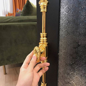 Brava za namještaj Heaven and Earth – francuski stil, cinkov legura, elektroplatirano, za kupaonske ormariće, garderobe i ormariće za cipele