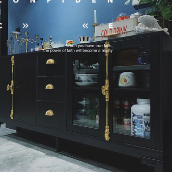 Brava za namještaj Heaven and Earth – francuski stil, cinkov legura, elektroplatirano, za kupaonske ormariće, garderobe i ormariće za cipele