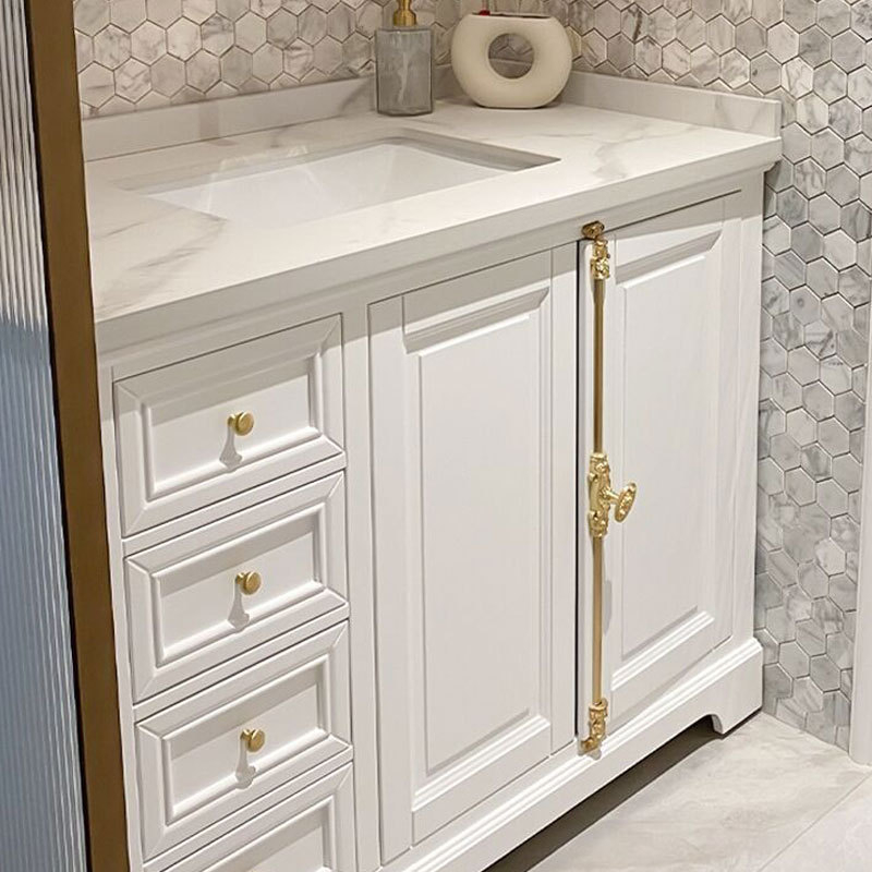 Brava za namještaj Heaven and Earth – francuski stil, cinkov legura, elektroplatirano, za kupaonske ormariće, garderobe i ormariće za cipele