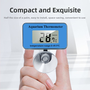 Аквариумен воден термометър – ABS материал, термометър за аквариум, измерва температурата в аквариума