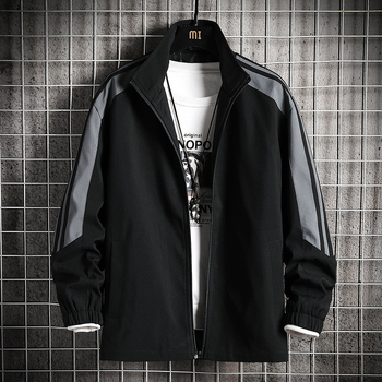 Мъжки есенно-спортен комплект: дълги ръкави, кръгло деколте, без качулка, полиестерна материя, подплата полиестерова смес