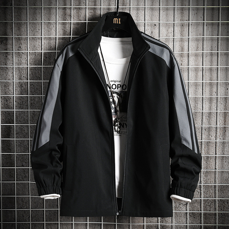 Мъжки есенно-спортен комплект: дълги ръкави, кръгло деколте, без качулка, полиестерна материя, подплата полиестерова смес