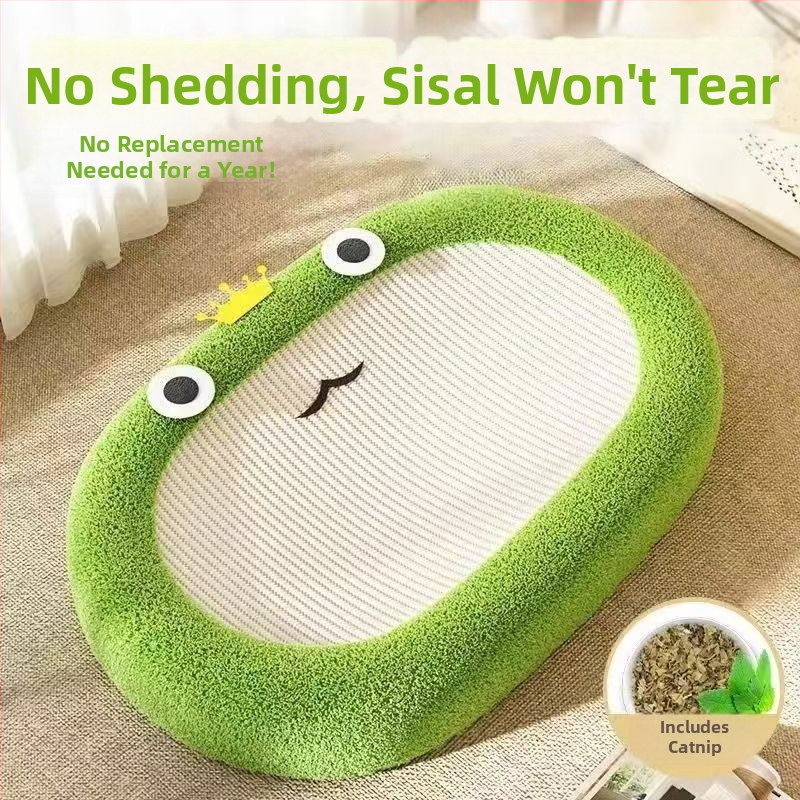 Ξύστρα για γάτες με ενσωματωμένη φωλιά – Αμιγές κάνναβης, ανθεκτικό στη φθορά, χωρίς αποδέσμευση ινών