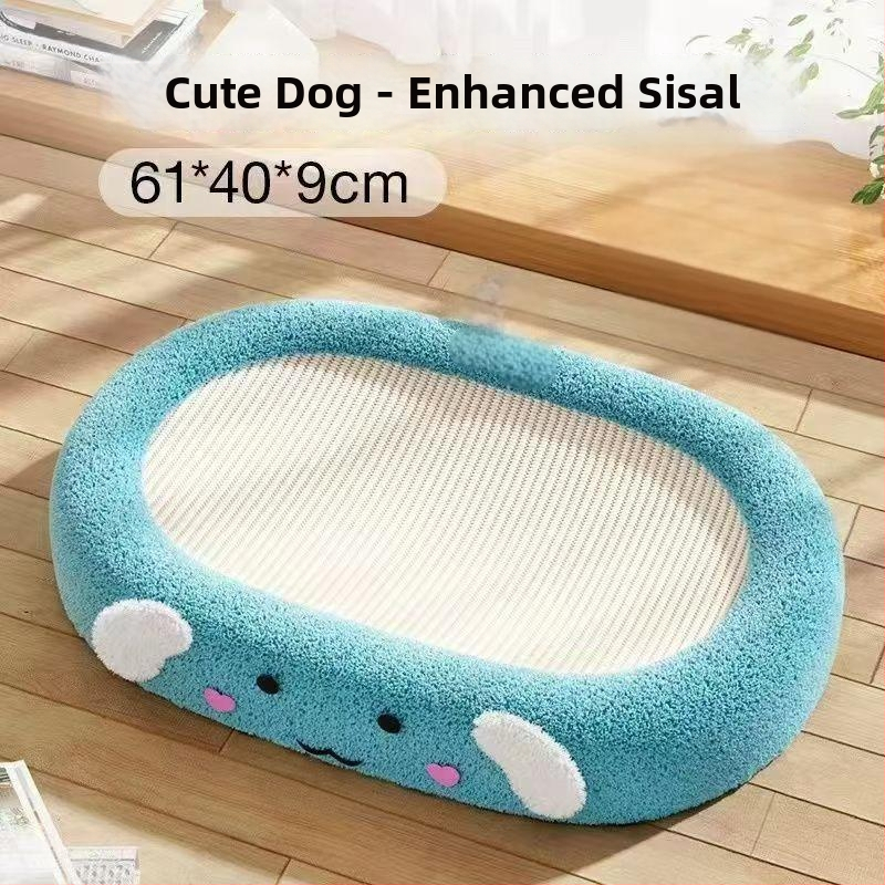 Ξύστρα για γάτες με ενσωματωμένη φωλιά – Αμιγές κάνναβης, ανθεκτικό στη φθορά, χωρίς αποδέσμευση ινών