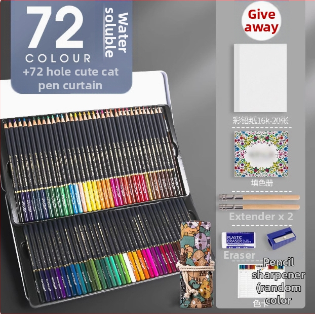 Neoni olejové ceruzky sada, kovové puzdro, HB jadro, základné balenie, na maľovanie a kreslenie