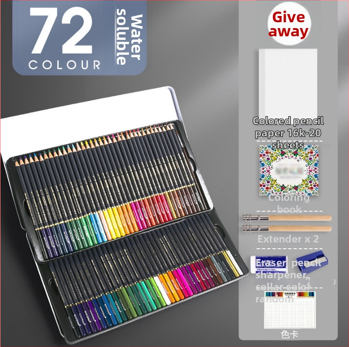 Neoni olejové ceruzky sada, kovové puzdro, HB jadro, základné balenie, na maľovanie a kreslenie