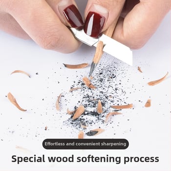 Marco 7001 професионален художествен комплект моливи — дървени моливи 2B и HB, графитни и въглен моливи, 12 бр. в кутия, 240 кутии в кашон