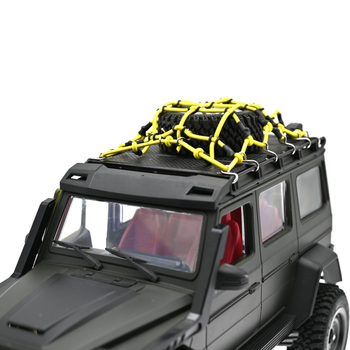 Δ90 1:10 Δίκτυο αποσκευών οροφής – καουτσούκ σχοινί, εξαρτήματα διακόσμησης μοντέλου, τροποποίηση DIY, μεγάλο και μικρό δίχτυ, συναρμολόγηση