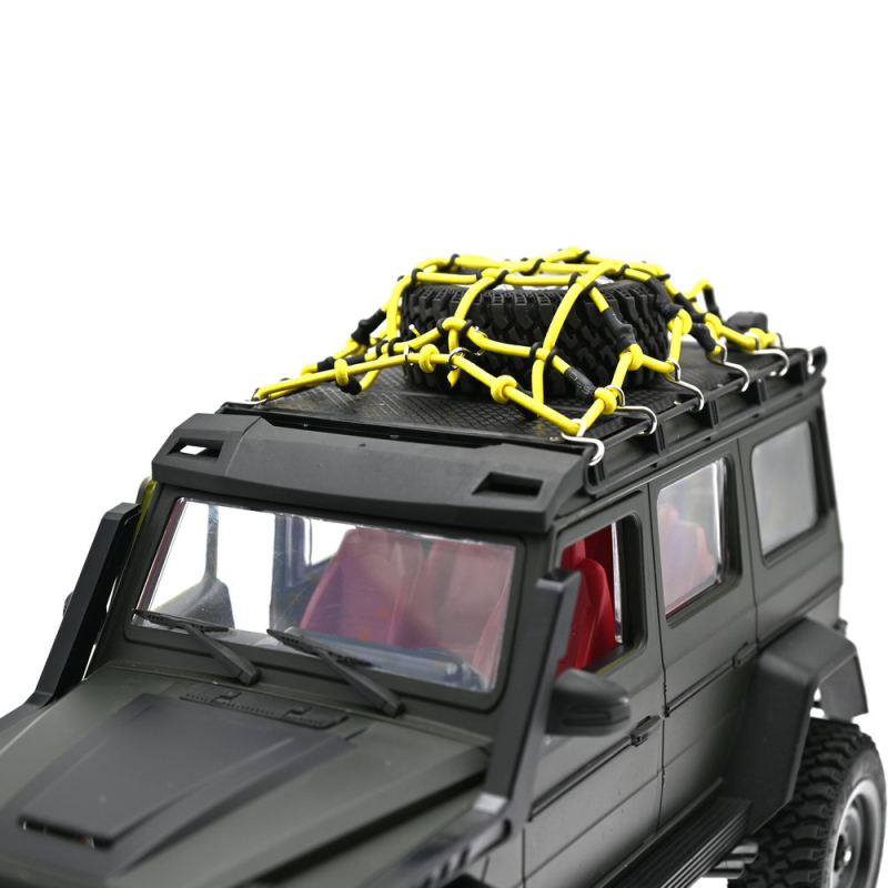 Δ90 1:10 Δίκτυο αποσκευών οροφής – καουτσούκ σχοινί, εξαρτήματα διακόσμησης μοντέλου, τροποποίηση DIY, μεγάλο και μικρό δίχτυ, συναρμολόγηση