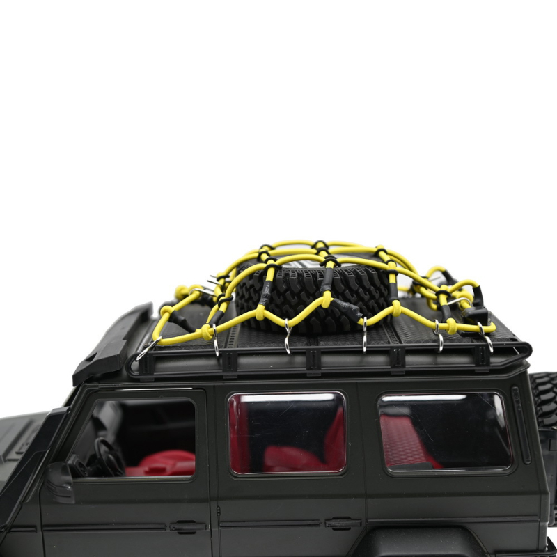 Δ90 1:10 Δίκτυο αποσκευών οροφής – καουτσούκ σχοινί, εξαρτήματα διακόσμησης μοντέλου, τροποποίηση DIY, μεγάλο και μικρό δίχτυ, συναρμολόγηση