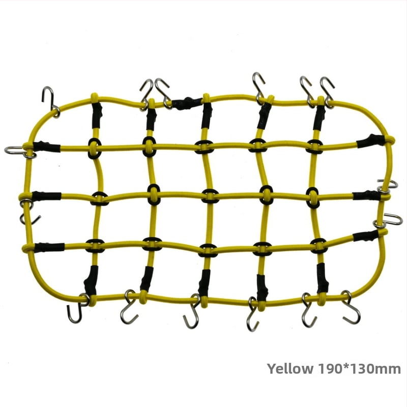 Δ90 1:10 Δίκτυο αποσκευών οροφής – καουτσούκ σχοινί, εξαρτήματα διακόσμησης μοντέλου, τροποποίηση DIY, μεγάλο και μικρό δίχτυ, συναρμολόγηση