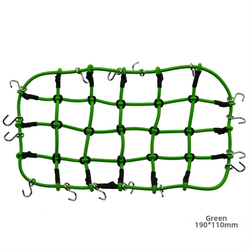 Δ90 1:10 Δίκτυο αποσκευών οροφής – καουτσούκ σχοινί, εξαρτήματα διακόσμησης μοντέλου, τροποποίηση DIY, μεγάλο και μικρό δίχτυ, συναρμολόγηση