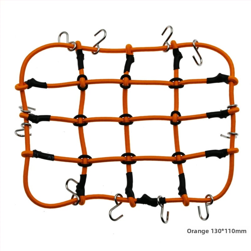 Δ90 1:10 Δίκτυο αποσκευών οροφής – καουτσούκ σχοινί, εξαρτήματα διακόσμησης μοντέλου, τροποποίηση DIY, μεγάλο και μικρό δίχτυ, συναρμολόγηση