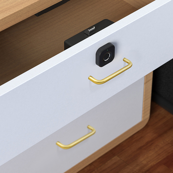 Rućka za vrata ormara – nordijski mesing, kovano, moderni minimalistički stil, model 53HB
