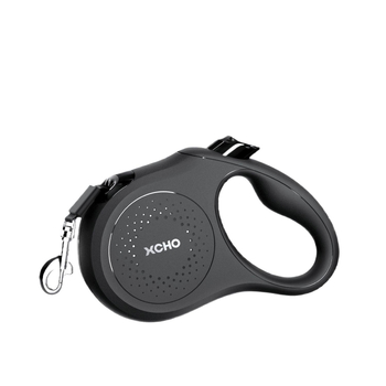 Αναδιπλόμενη νάιλον λουρί σκύλου για μεσαίου μεγέθους σκύλους με κλείδωμα ενός κουμπιού