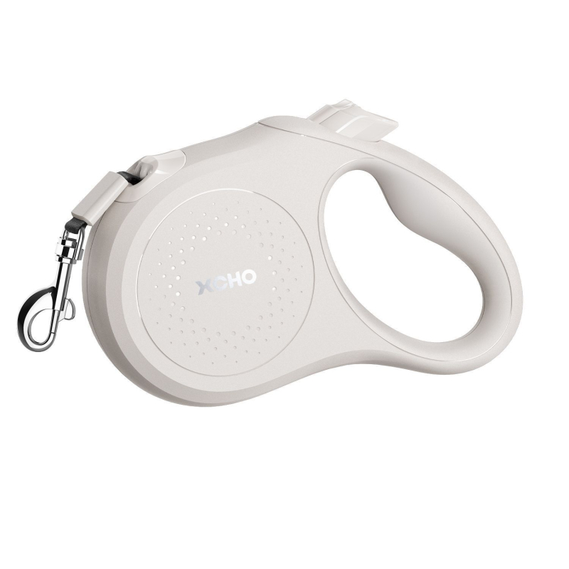 Αναδιπλόμενη νάιλον λουρί σκύλου για μεσαίου μεγέθους σκύλους με κλείδωμα ενός κουμπιού