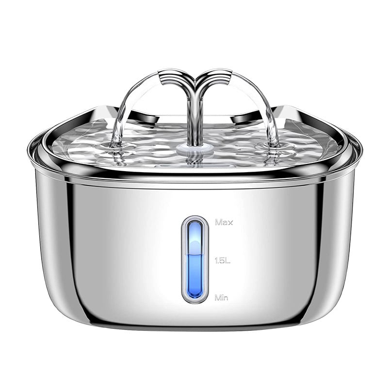 Fontana za vodu za kućne ljubimce u obliku mačke, tih rad, model K15, odvojiva, za pse i mačke, materijal visoke kvalitete hrane.