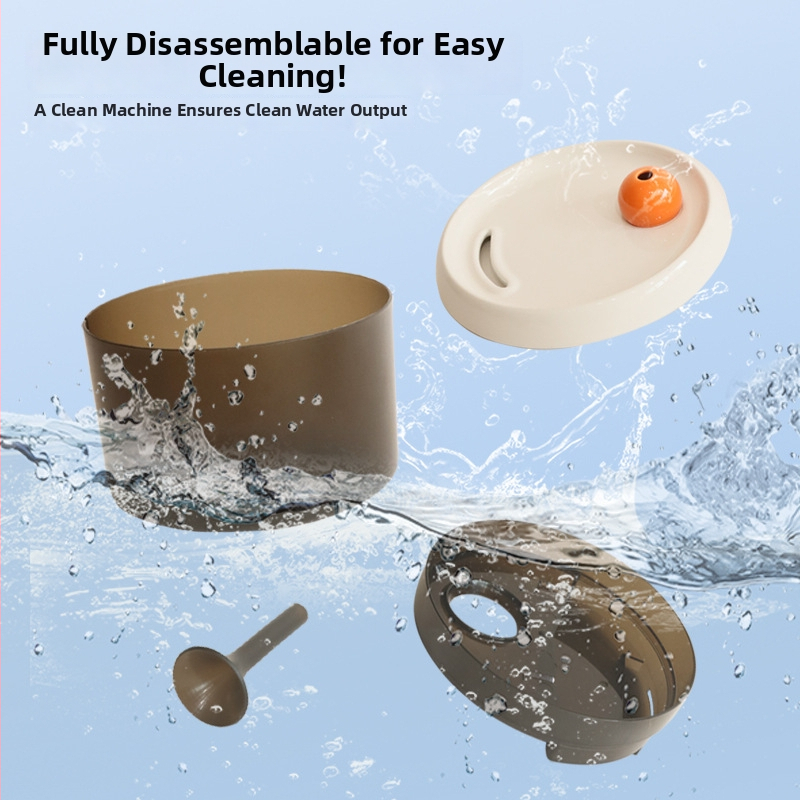 Posuda za vodu za kućne ljubimce s velikim kapacitetom, automatsko filtriranje i cirkulacija, otporna na prevrnuće, keramička, za mačke, odvojiva